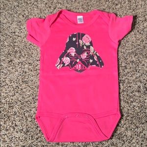 Girls Floral Vader Onesie